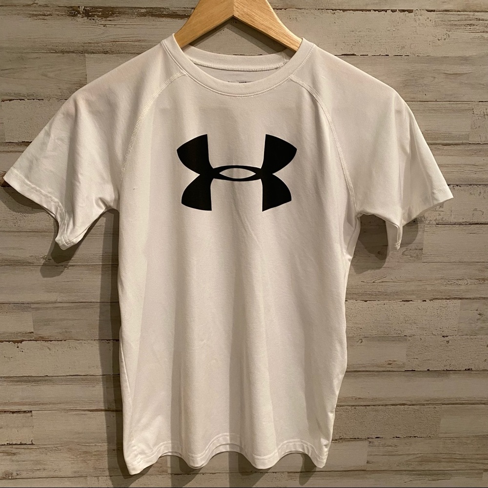 BOGO ❣️ Boys White UNDER ARMOUR Tee